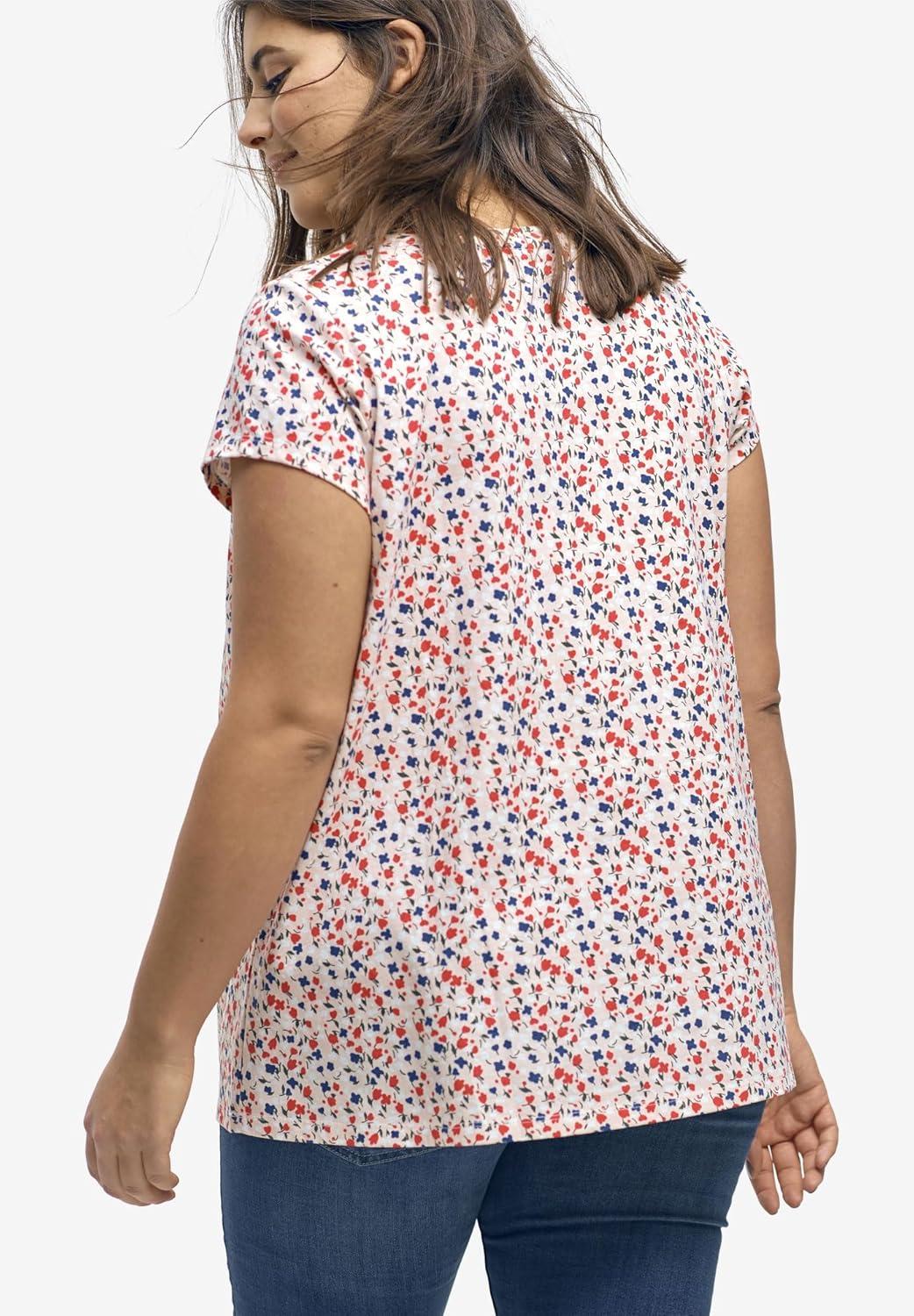 image:imageellos Plus Size Twisted VNeck TeeBlack