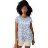 Pale Indigo White Floral