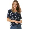 Navy White Floral