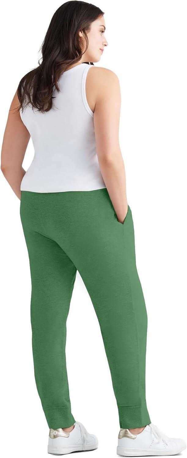 image:imageellos Plus Size Studio French Terry Drawstring Elastic Waistband JoggerForest Jade