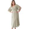 Pale Olive Ditsy Floral