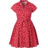 image:imageellos Plus Size Sandy Shirtwaist DressPoppy Red Floral