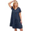 Navy Polka Dot