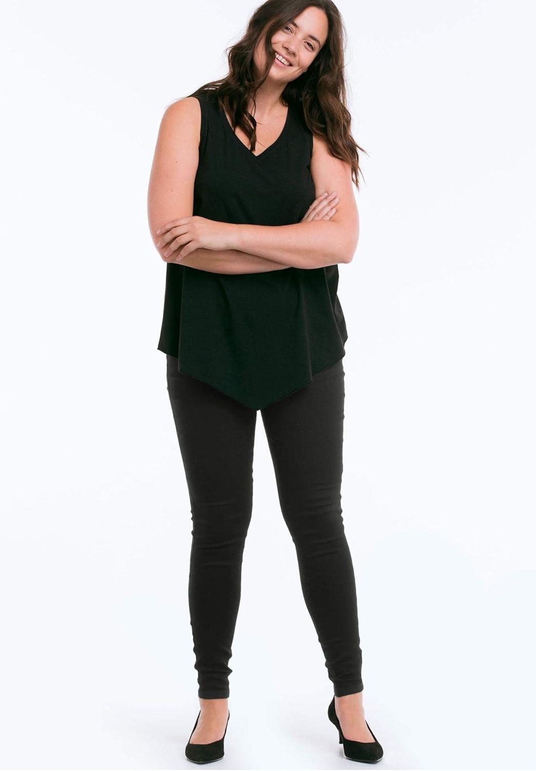 image:imageellos Plus Size MidRise Stretch Denim PullOn 4 Pocket JeggingsMedium Stonewash