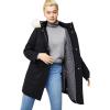 image:imageellos Plus Size SideSnap Wool ParkaBlack