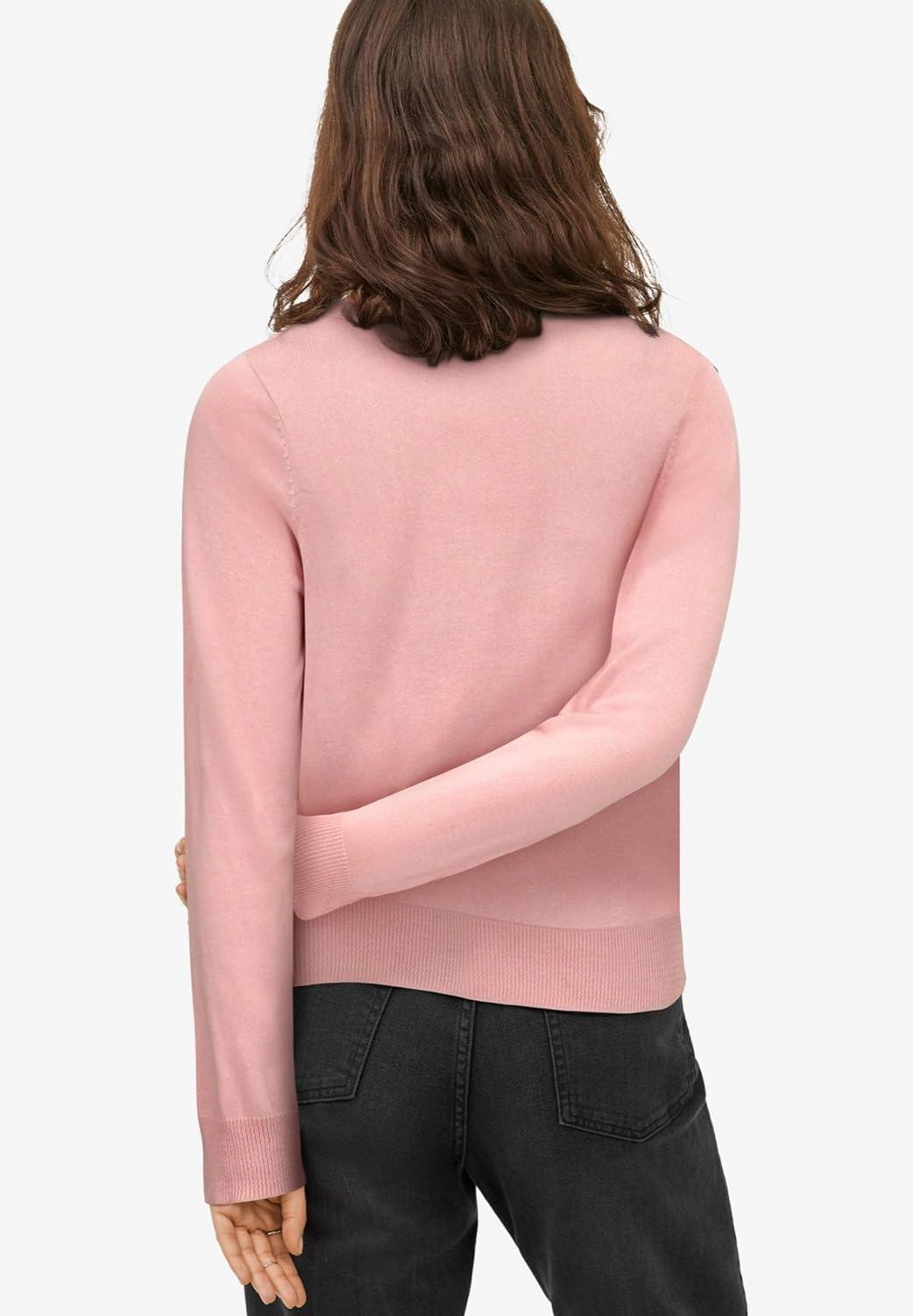 image:imageellos Plus Size VNeck Button Front 100 Cotton Everyday CardiganPink Sherbert