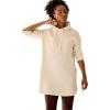 image:imageellos Plus Size Hooded Sweatshirt TunicIvory
