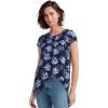 image:imageellos Plus Size Smocked TunicNavy Floral Print