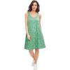 Kelly Green White Ditsy