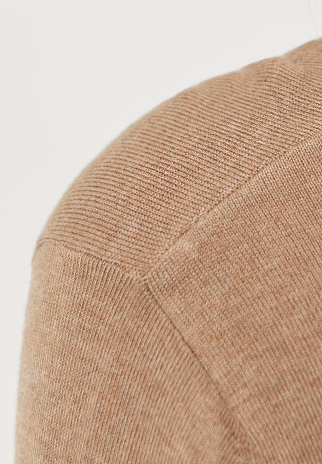 image:imageellos Plus Size Lightweight Fine Knit Relaxed VNeck Boxy CardiganBrown Sugar Heather