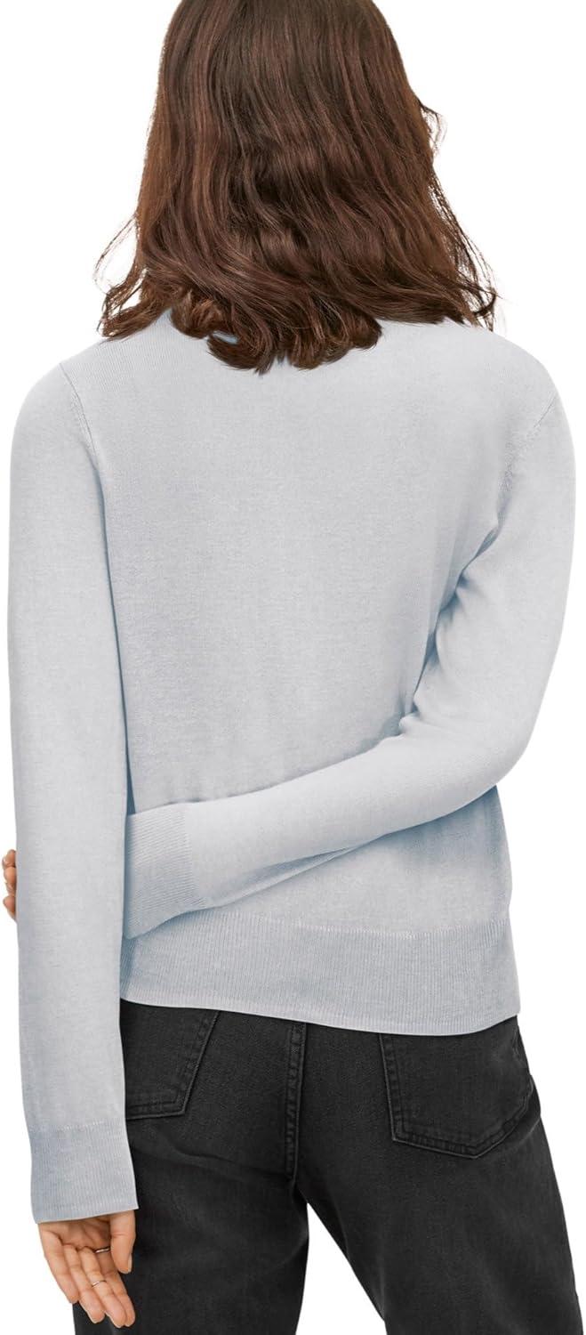 image:imageellos Plus Size Lightweight Fine Knit Relaxed VNeck Boxy CardiganPale Blue
