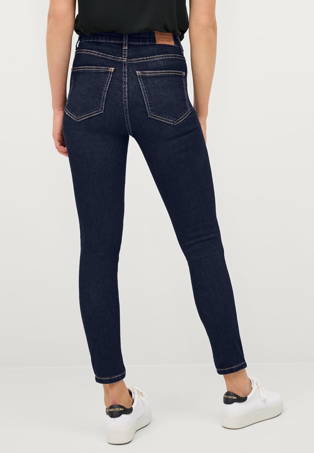 image:imageellos Plus Size Slim Stretch 5 Pocket Skinny JeansDark Wash