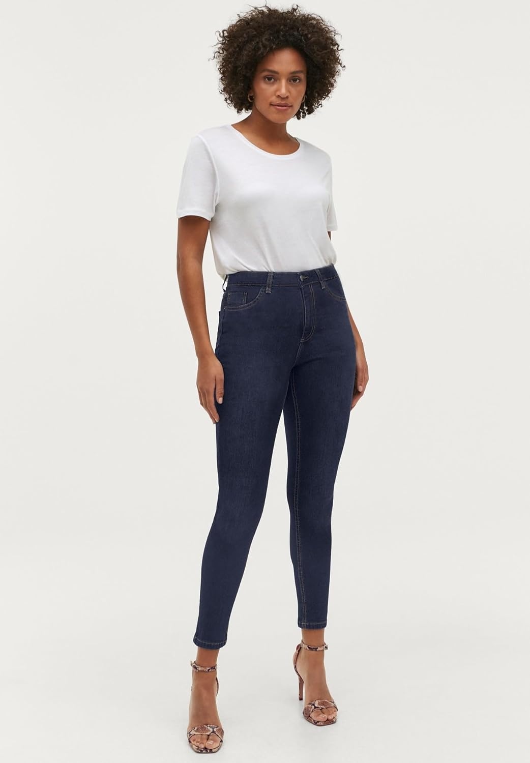 image:imageellos Plus Size Slim Stretch 5 Pocket Skinny JeansDark Wash