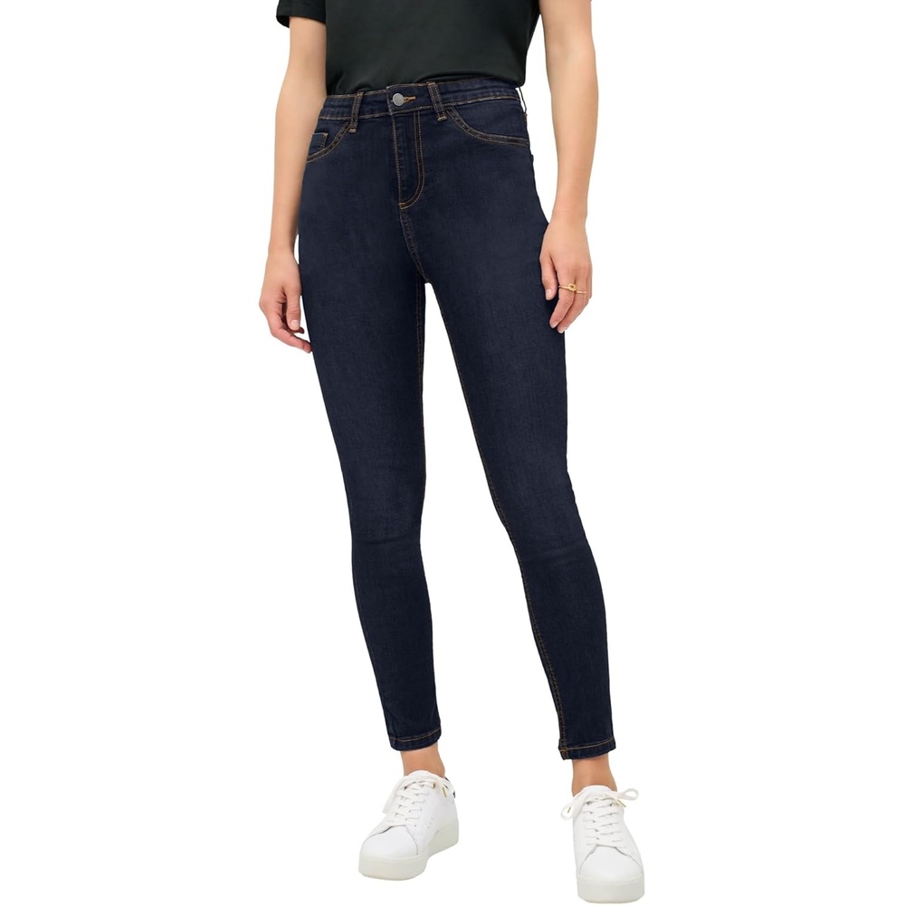 image:imageellos Plus Size Slim Stretch 5 Pocket Skinny JeansDark Wash